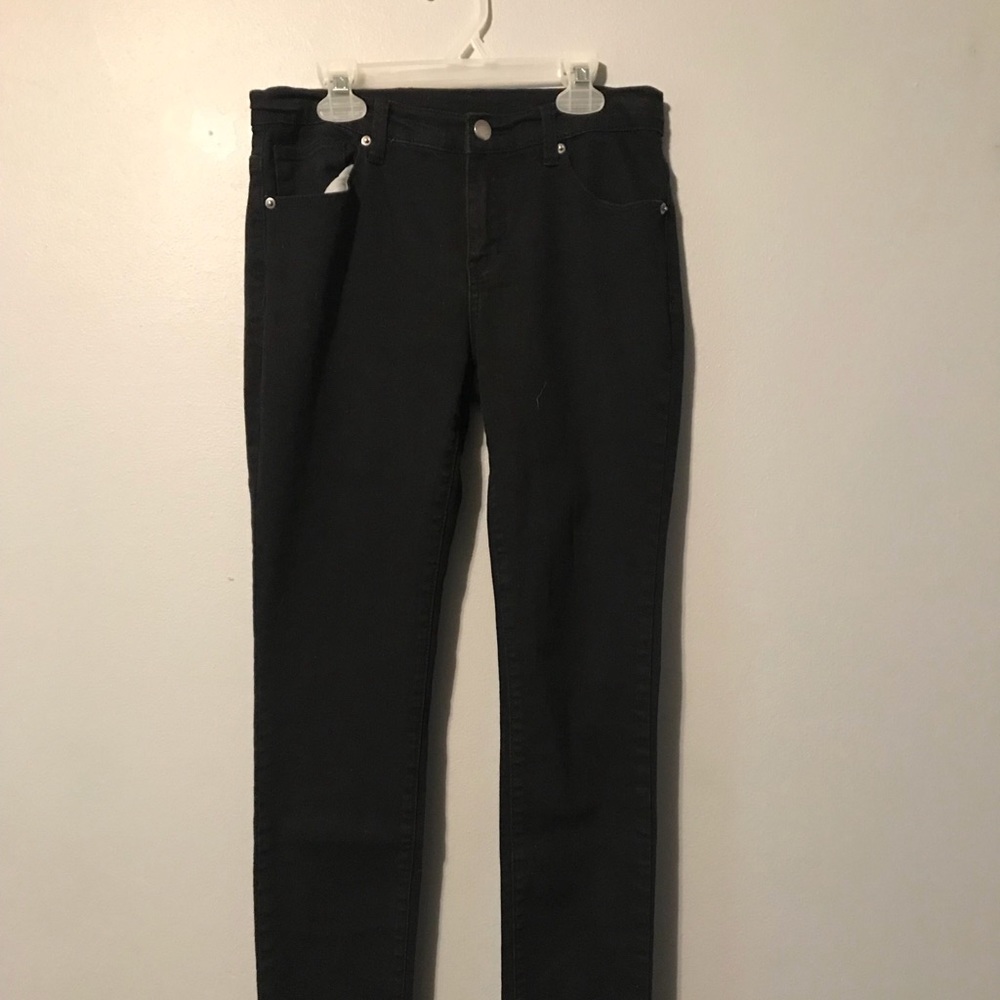 Black wash jeans